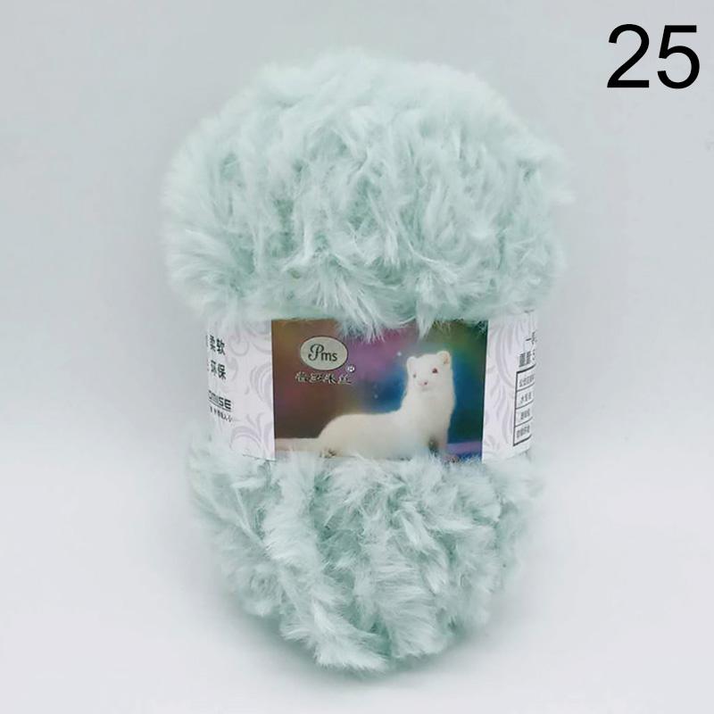 Imitation Mink Thick Wool Hand Knitting DIY Imitation Fur Fur Velvet Mink Velvet Hat Scarf Blanket Line