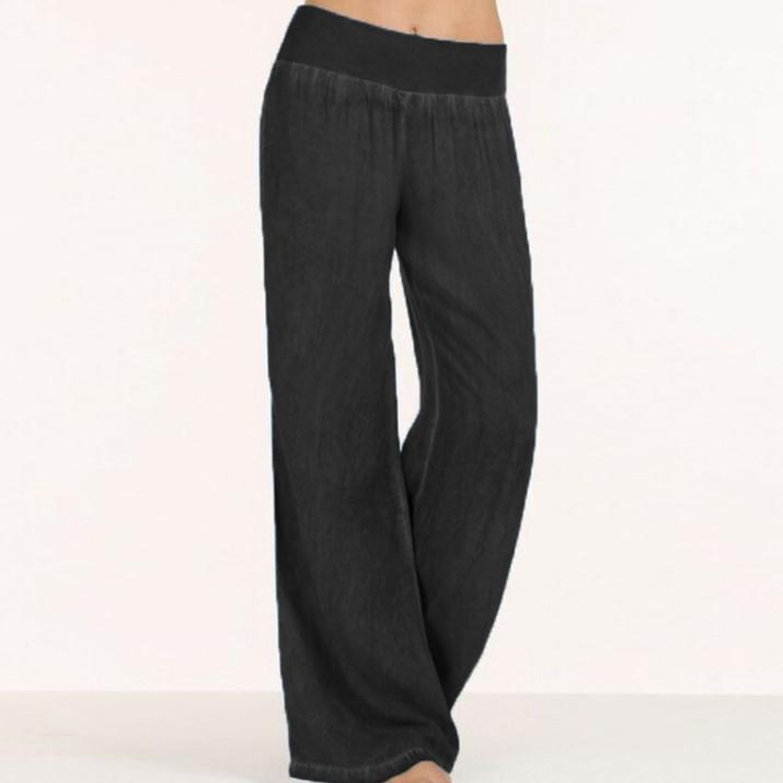 2022 Europeo y Americano Talla Grande Mujer Casual Pantalones Delgados  Pantalones de Pierna Ancha Pantalones comprar a buen precio — entrega  gratuita, reseñas reales con fotos — Joom