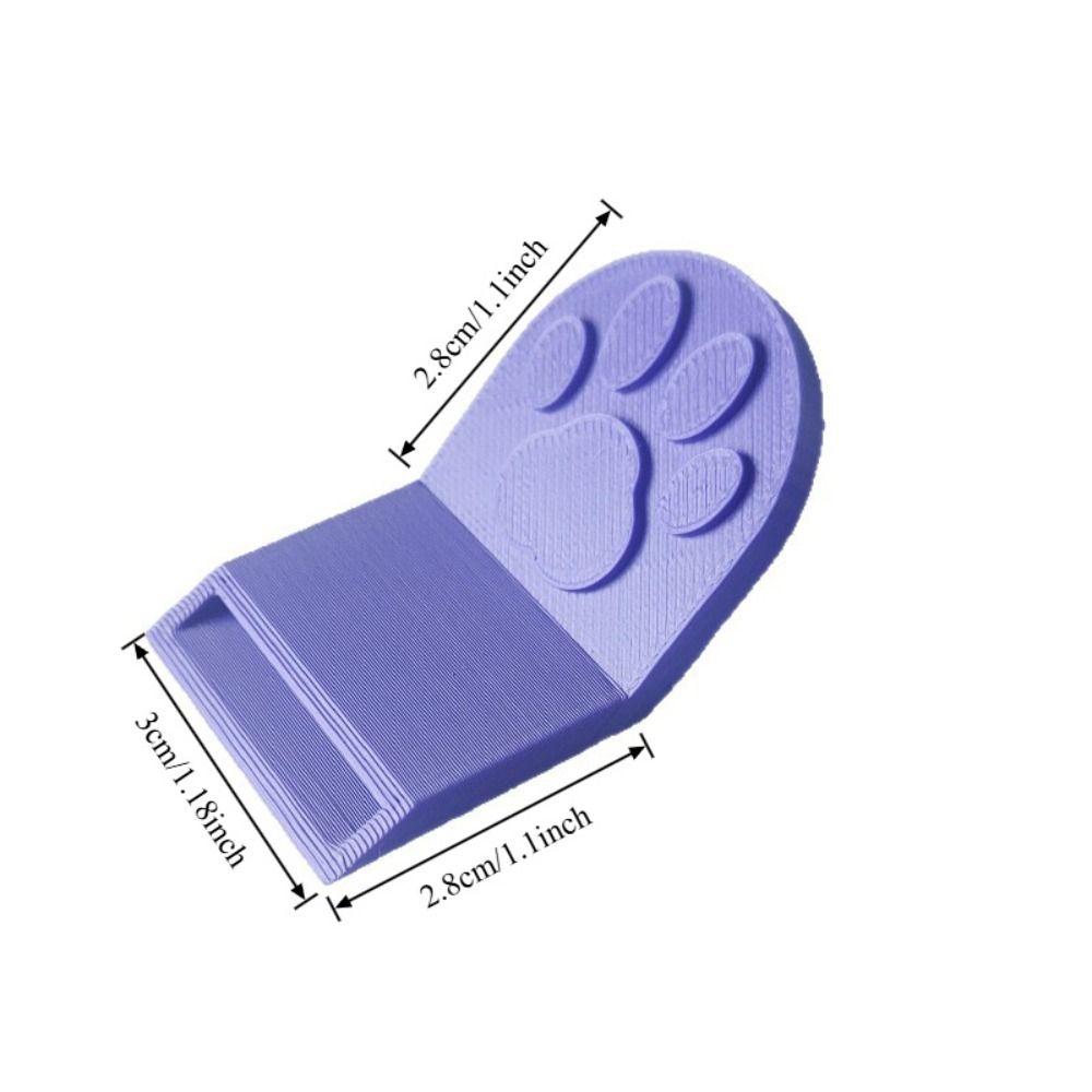 5pcs Cat Paw Cat Food Can Opener 3D Printing Colorful Can Opener Tool Household Products Portable Pet Corkscrew Cat