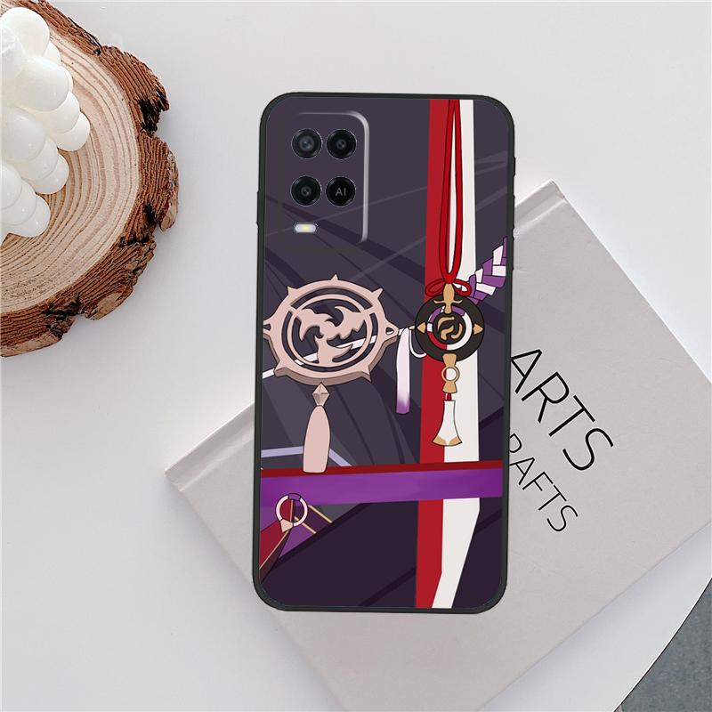 Scaramouche Genshin Impact For OPPO A57 A77 A78 A17 A16 A76 A96 A15 A52 A72 A91 A93 A54 A74 A94 A5 A9 A31 A53s A54s Case