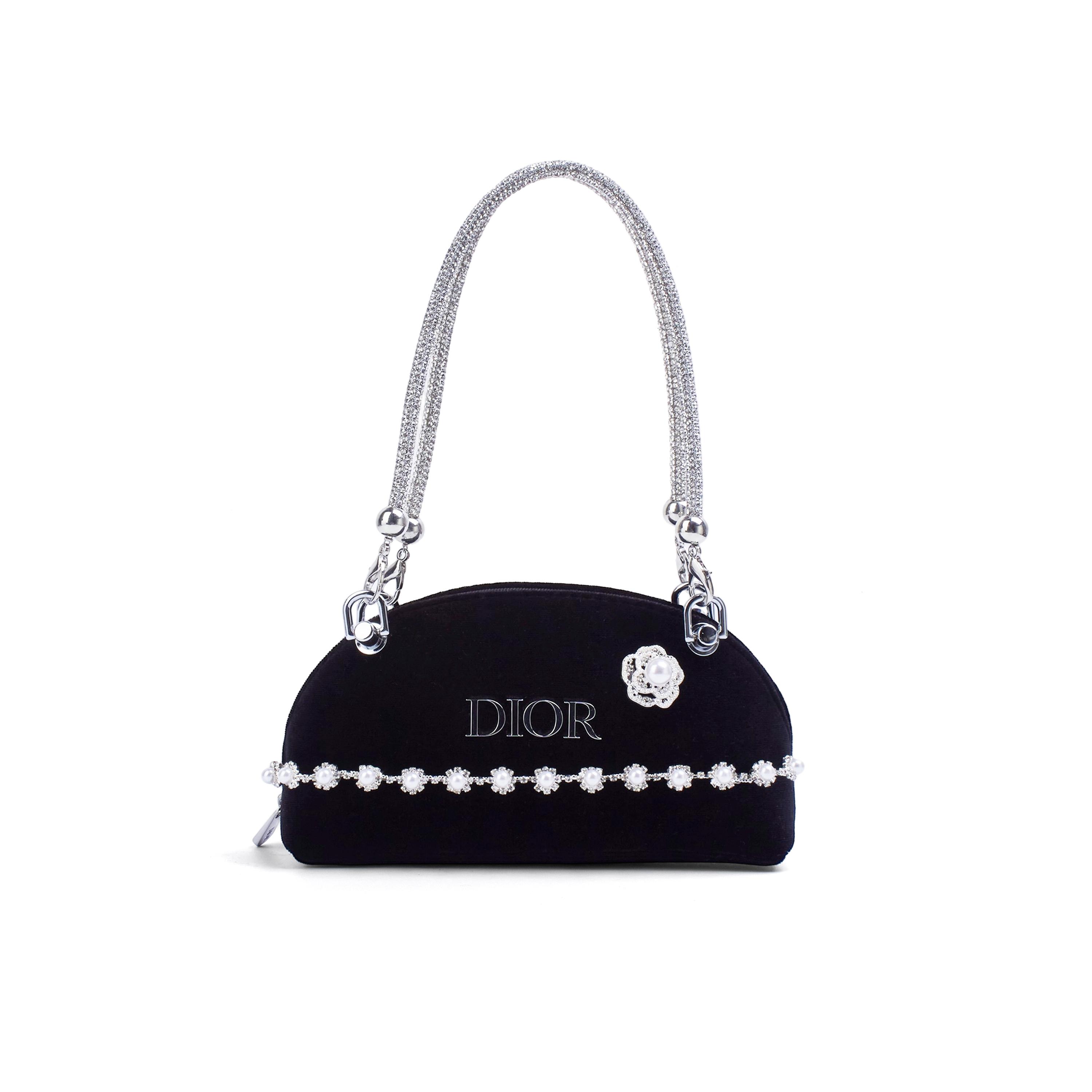 Handmade DIY Dior-inspired Remake Makeup Bag Black