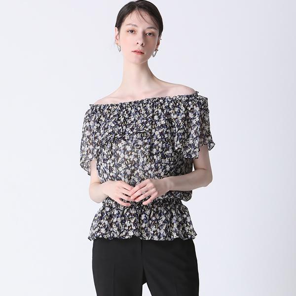  She S miSS  Off Shoulder waiSt Banding blouSe