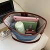 DenimTote Bag Women Fashion Shoulder Bag Casual Daily Use Structured Handbag