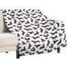Cute Dachshund Dogs Throw Blanket Hairys Nap Retros Blankets and Throws Blankets