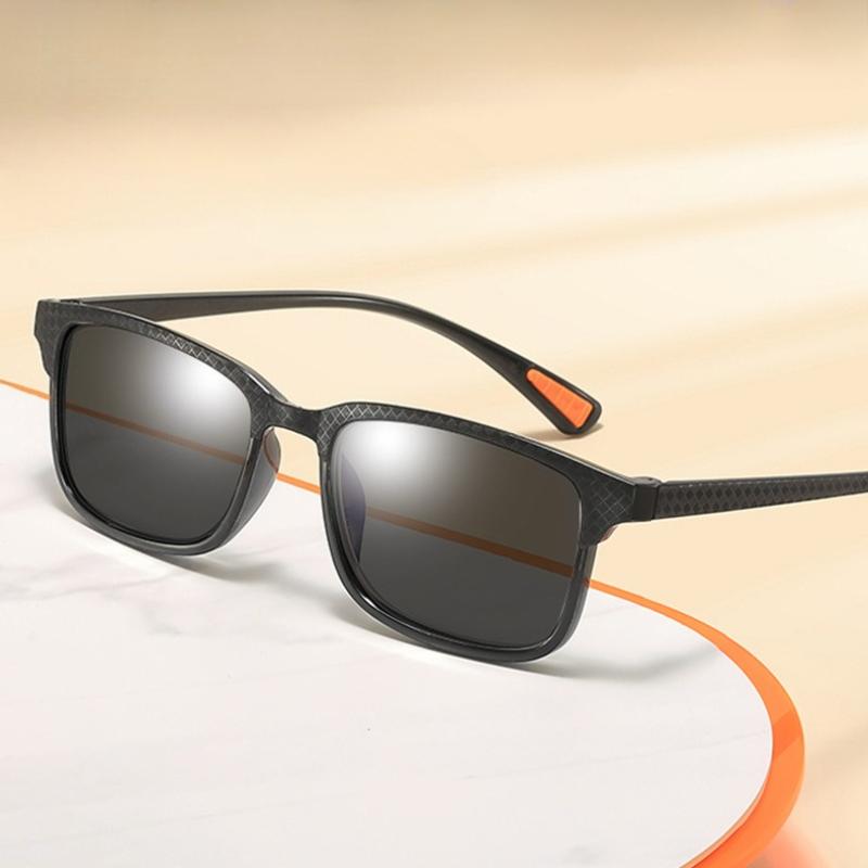 Fashion Square Frame Men'S Sunglasses Senior Sense Of Outdoor Sunscreen Uv Glasses Women'S Eyepieces Eye Protection