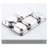 304 Stainless Steel Divided Dinner Plate