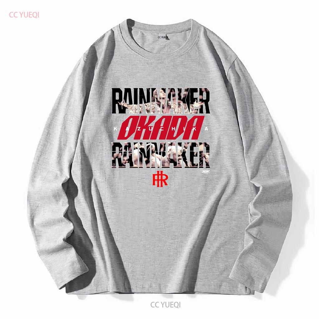 KAZUCHIKA OKADA FORECAST AEW Official T Shirt vintage Washed Unisex Soft homme Top For Everyday Wear Slightly Stretched