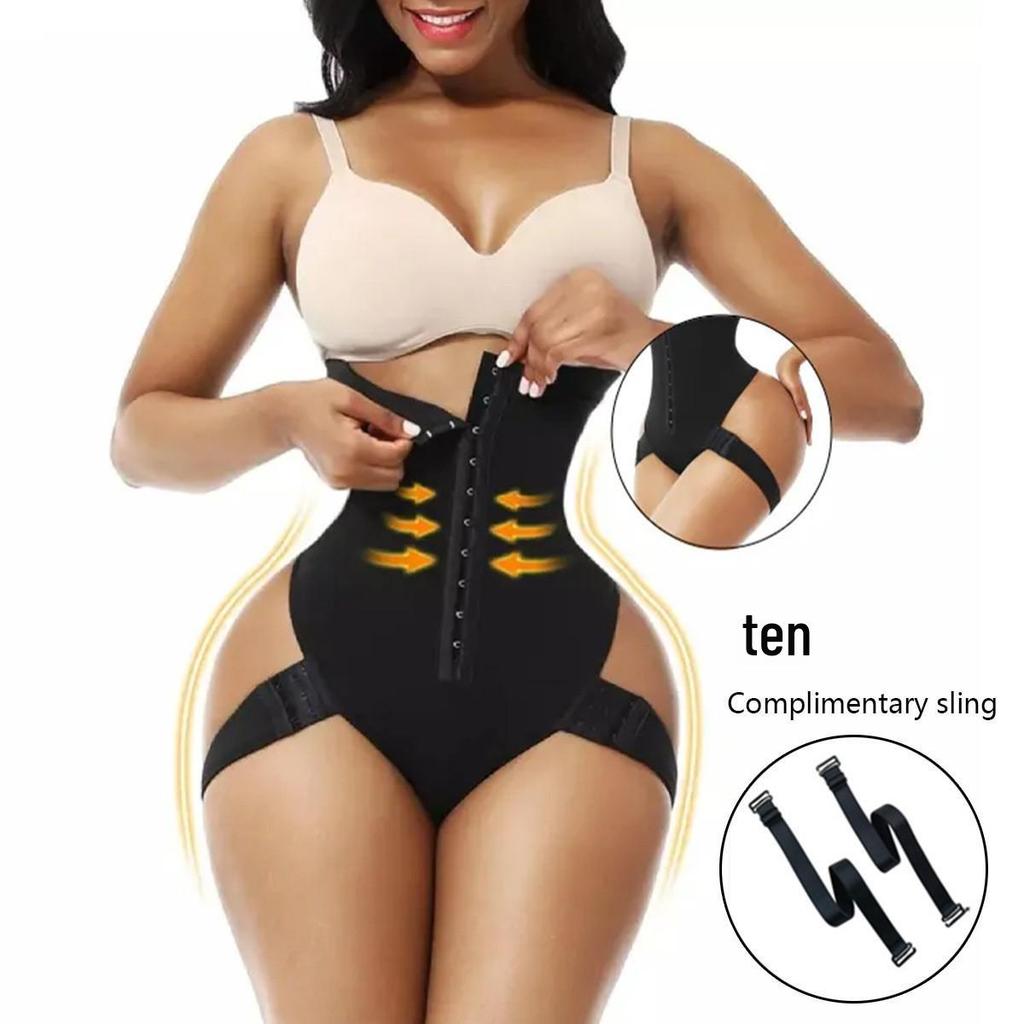 Europäischer & Amerikanischer Damen Body Shaper mit hoher Taille: Dünner Bauchkontroll-Body mit Hüfthebung und Taillenformer.