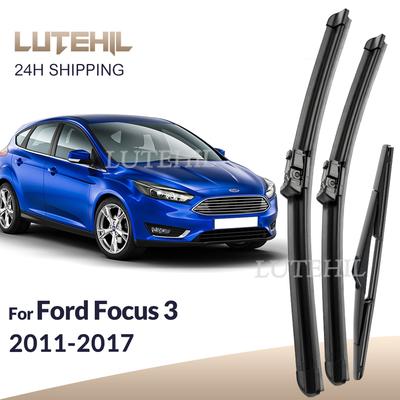 Voor Ford Focus 3 2011-2017 2012 2013 2014 2015 2016 Ruitenwisser Voor- en Achterruitenwisserbladen Voorruit Voorruit Raamborstels 28"28"12"