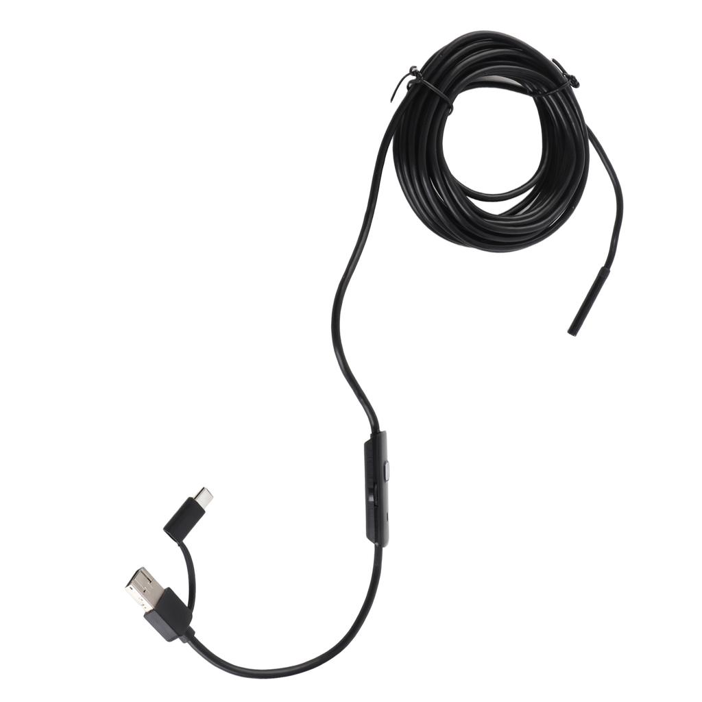 Endoskop Kamera Handy PC USB Typ C 3 In 1 für Android mit LED-Licht für Automobil 5 Meter Hartdraht 5,5 mm