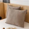 Lilang Rechteckiger Cord-Kissenbezug