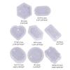 DIY Keychain Pendant Silicone Mold Crystal Epoxy Resin Casting Mould Keychain Pendants Jewelry Making Mold Accessories