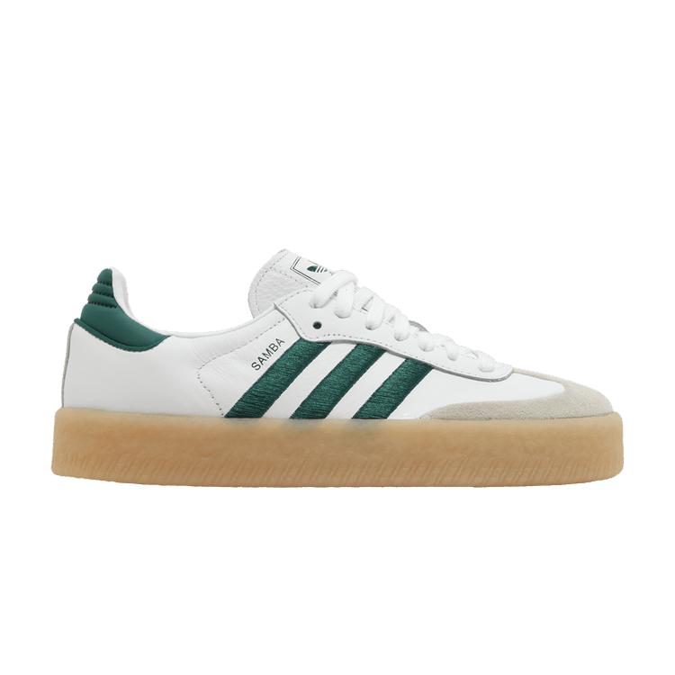 adidas Sambae White Collegiate Green Gum (Women s) 38.5