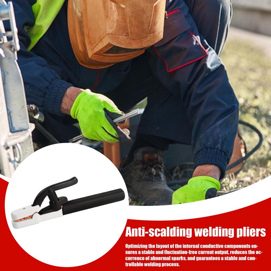 Welding Stinger 500A Welding Rod Holder Heavy Duty Clamp Plier For Sheet Metal Fabrication Small Spaces Automotive Frame Repairs