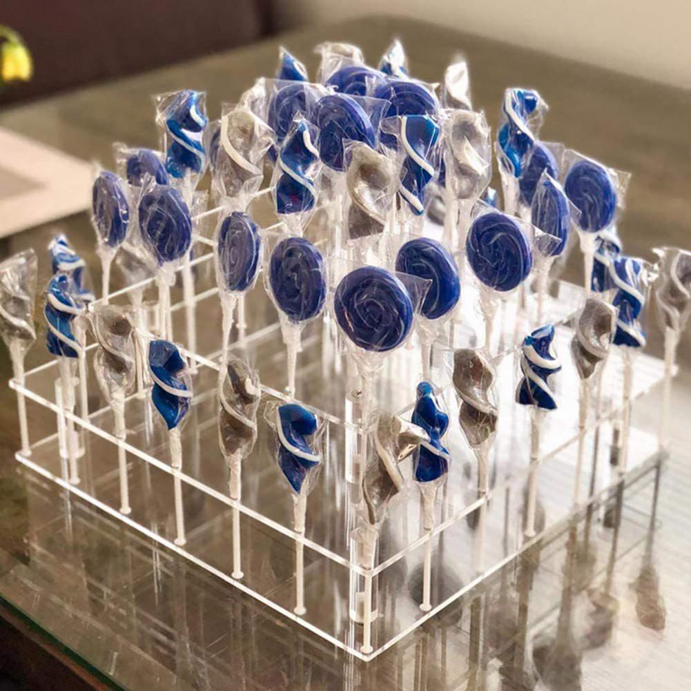 Dessert Table Display Set Cake Pop Display Stand Acrylic Cake Pop Stand with Multiple Layers Capacity for Lollipop for Organized