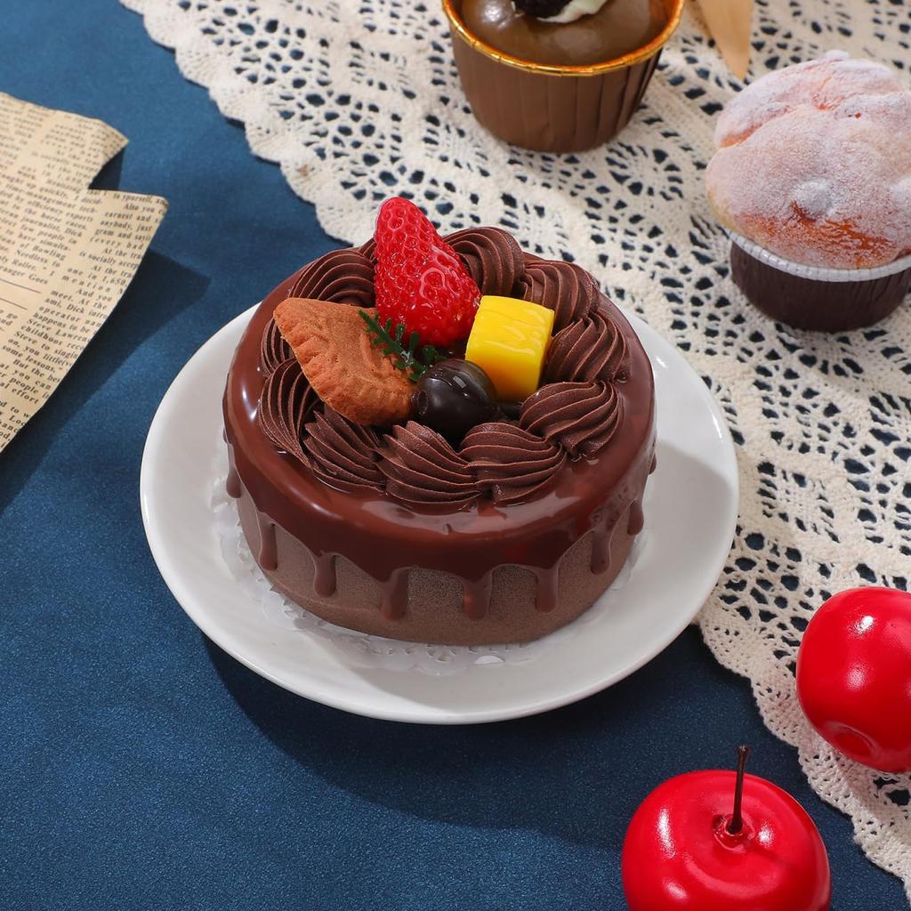 Generic Fake Cake Cake Shop Artificial Mock Cake Artificial Food Simulation Food Food Imitation Dessert Shop Artificial Dessert PVC Display,