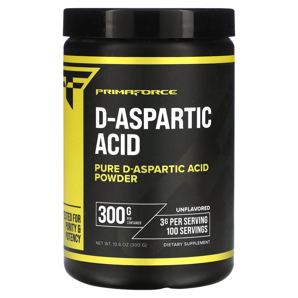 D-Aspartic Acid, Unflavored, 300G(10.6Oz)