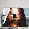 Lords Rings Blanket Multi-size Warm Cozy Fluffy  Throw Blankets for Sofa Couch and Bed