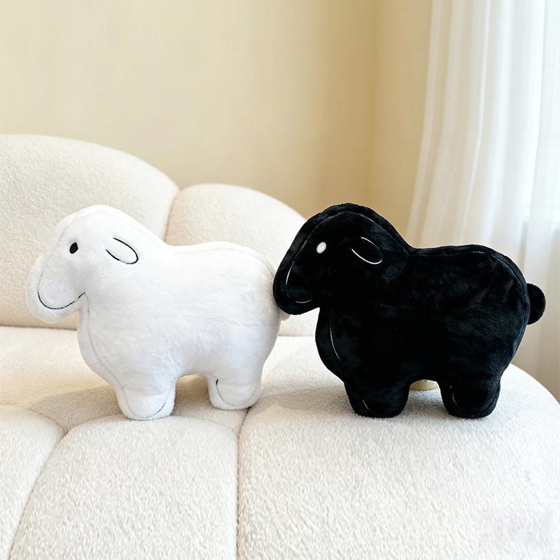 Plush Sheep Pillow For Kids Soft Cartoon Toy Snuggle Gift For Children