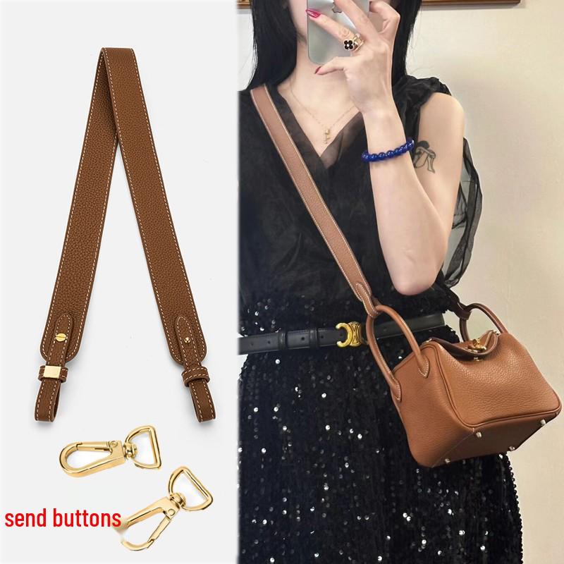 Äkta Läder Lindy Axelremersättning - Crossbody/Underarm Modifieringstillbehör