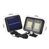 Solarleuchte 98 LEDs mit Bewegungssensor Dämmerungssensor