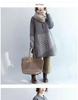 Diamond Quilted Chinese Style Women's Mid-Length Cotton Jacket - Retro, Simple, and Versatile