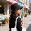 Summer Striped Fisherman Hat With Sun Protection And Foldable Design For Casual Outdoor Wear
