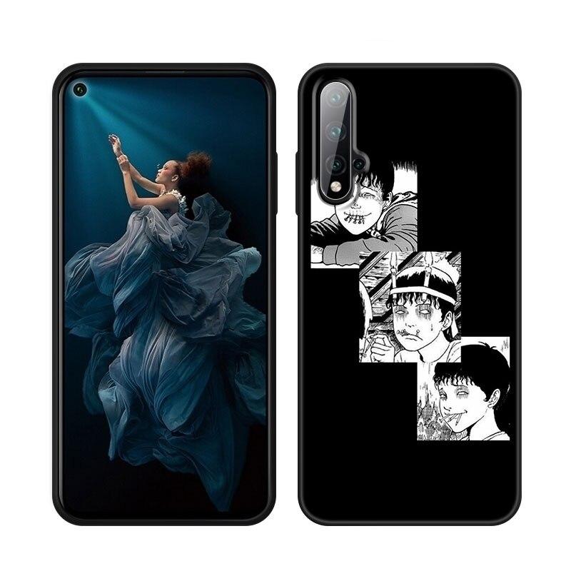 Junji Ito Terror Horror Anime Phone Case For Huawei Honor 60 50 Mate 40 30 20 10 Lite Nova 9 8 Pro 7 SE Y60 30S 8i 7i 5T Cover