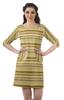 Moomaya 3 4 Sleeve Womens Summer Dresses Casual Shift Dress With Pockets