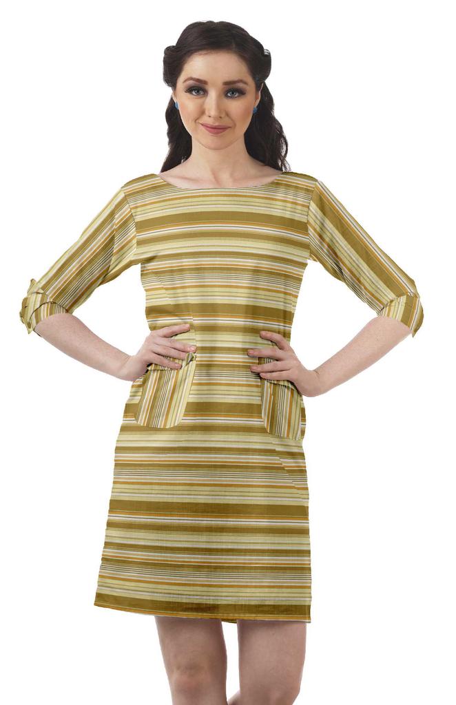 Moomaya 3 4 Sleeve Womens Summer Dresses Casual Shift Dress With Pockets