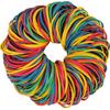 AMUU Rubber Bands Size#33 Colors About 200pcs Rubber Bands for Office School Home Strong Elastic Band 4 Colors Loop Office Supplies Blue Green Yellow
