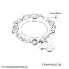 Braccialetto con Ciondolo Topolino in Argento S925 da 8 Pollici 20cm per Donne Ragazze Regalo di Gioielli per San Valentino Matrimonio