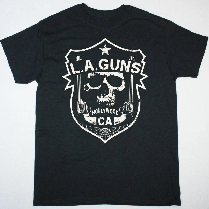Лос-Анджелес. GUNS RENEGADES SHIELD Хлопковая Черная Футболка Все Размеры Унисекс XXXXL