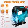 1000W 26mm LED Light Multi-Function Cutting Woodworking Power Tool Cordless Portable Jig Saw Electric Curved Saw