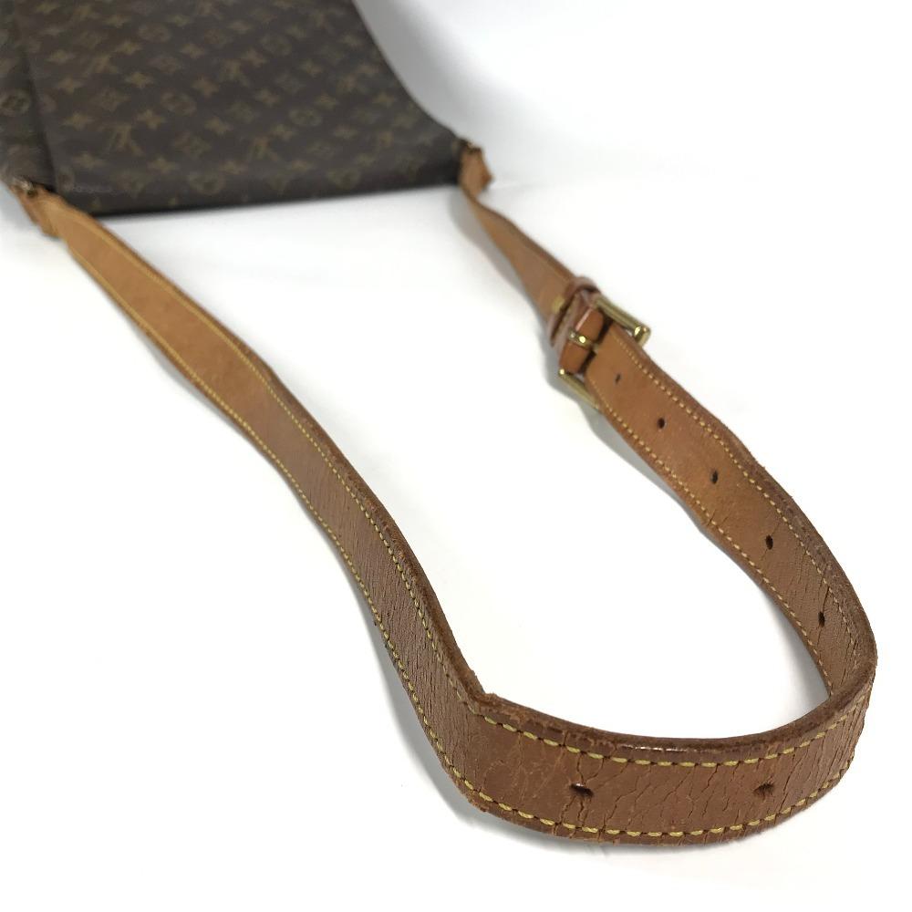 Louis Vuitton M51256 Monogram Musette Bag Crossbody Shoulder Bag Brown