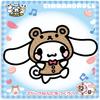 Nobu Company Magic Clay Sanrio Friends Costume Set of 4 (Hello Kitty, My Melody, Kuromi, Cinnamoroll) KT1214-SET