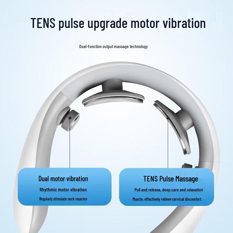Low-Frequency Pulse Neck Massager with Heat CN Plug (adapter Included)