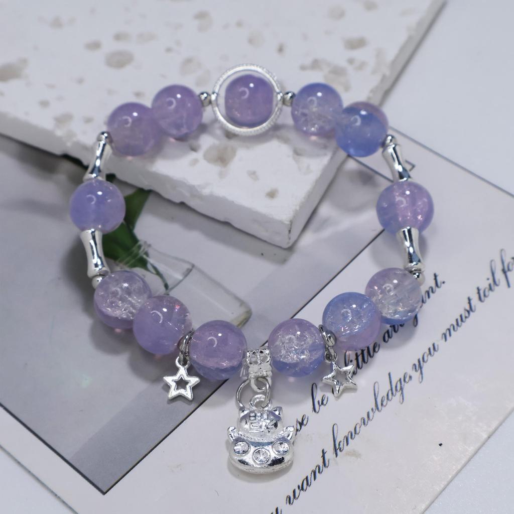 Mori Style Mermaid Crystal Bracelet – Versatile Niche Design for Women, Ideal for Students and Best Friends
