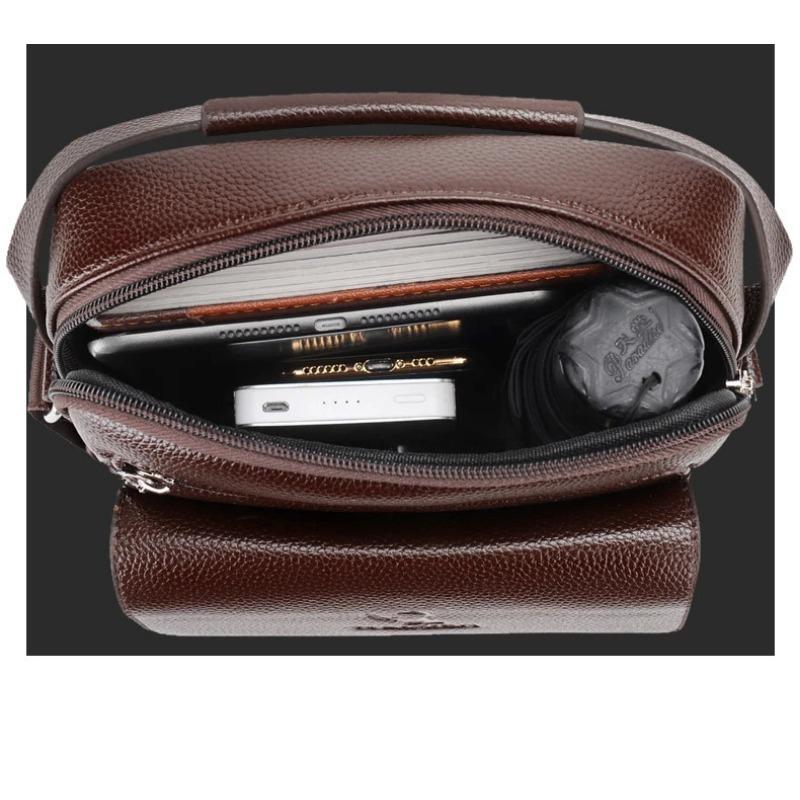 Men's Shoulder Bag with Large Capacity, Waterproof and Wear-resistant