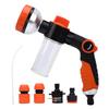 Dog Washing Hose Attachment with Soap Dispenser Bottle 8 In 1 Garden Hose Nozzle for Washing Cars Cleaning Floors