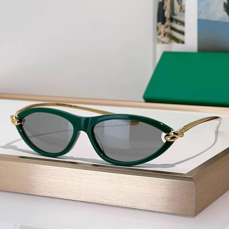 Fashion cat Eye Sunglasses Trendy Ins Retro Sunglasses Glasses UV400 Travel Shades Eyeglasses C1&PC&Metal чёрный