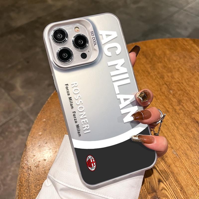 Silver Football Team Phone Case for Apple iPhone 12 Pro Max to 17 Plus