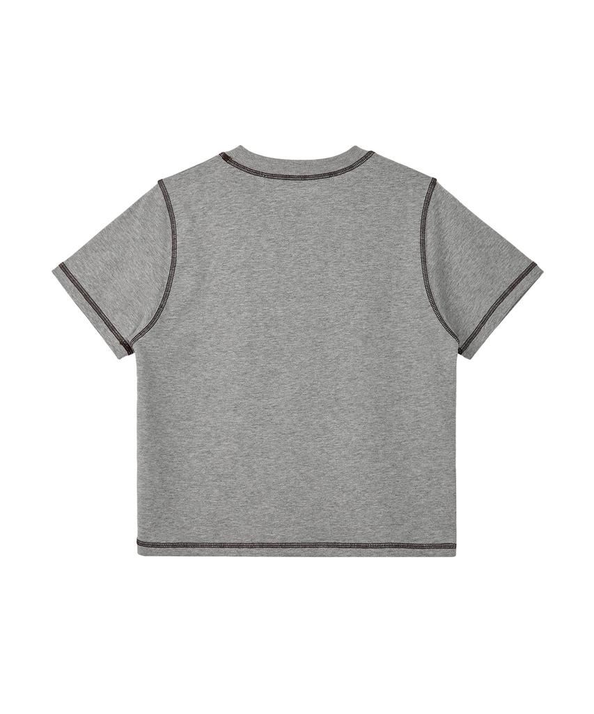 REST&RECREATION Color Stitch T-Shirt - Gray