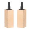 2PCS Set Wood Wooden Air Bubble Stone Cylinder Fine Bubbles Natural Wooden Diffuser Fine Mist Air Stone Diffuser Aquarium