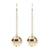 Women Disco Ball Tassel Long Dangle Hook Earrings Party Jewelry Gift