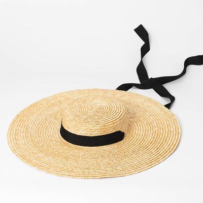 Princess Wind Super Big Brim Ψάθινο Καπέλο Γυναικείο Λεπτό Αντιανεμικό Καπέλο Tether για Φωτογραφία Δρόμου Καπέλο Διασημοτήτων στο Διαδίκτυο