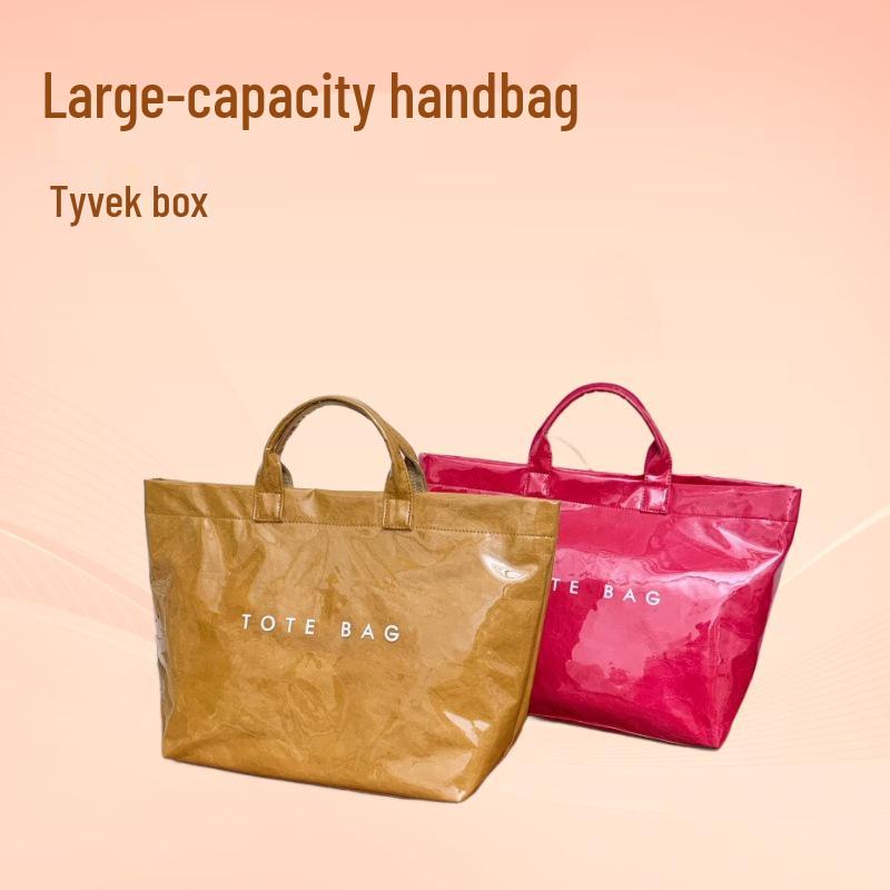 2025 Women's Large Capacity Transparent PVC Handbag - Fashionable, Water-repellent, Simple Style