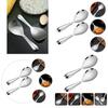 Modern Stainless Steel Serving Spoon For Kitchen And Buffet Perfect For Rice And Dishes