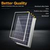 Monocrystalline 10W Framed Solar Panel Set with 3m Wire & 12V/18V Controller