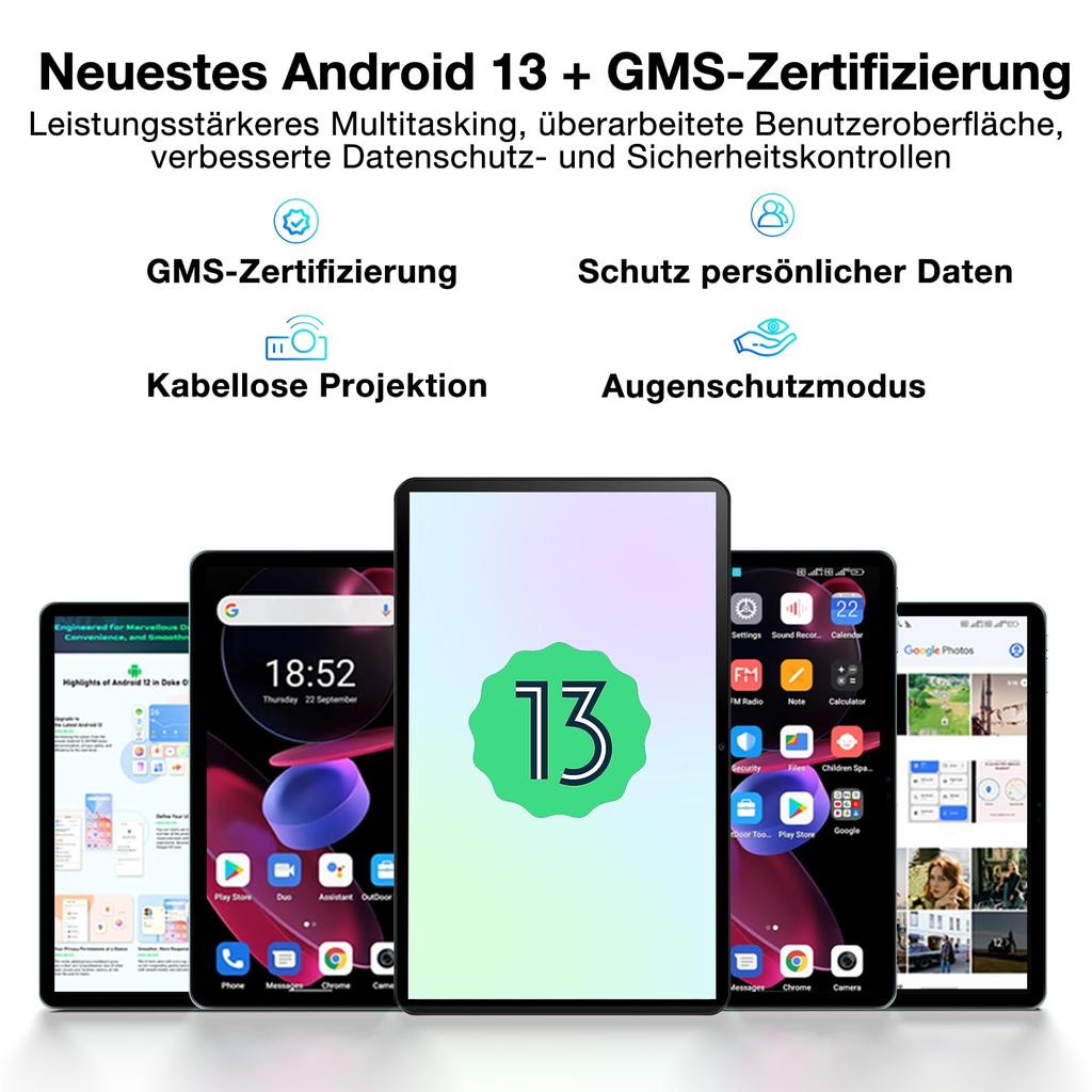 DOOGEE T20 Ultra Tablet 12" 2.4K - 32GB+256GB (esp. 2TB) Helio G99 - Android 13 - Batteria 10800mAh - 4G LTE